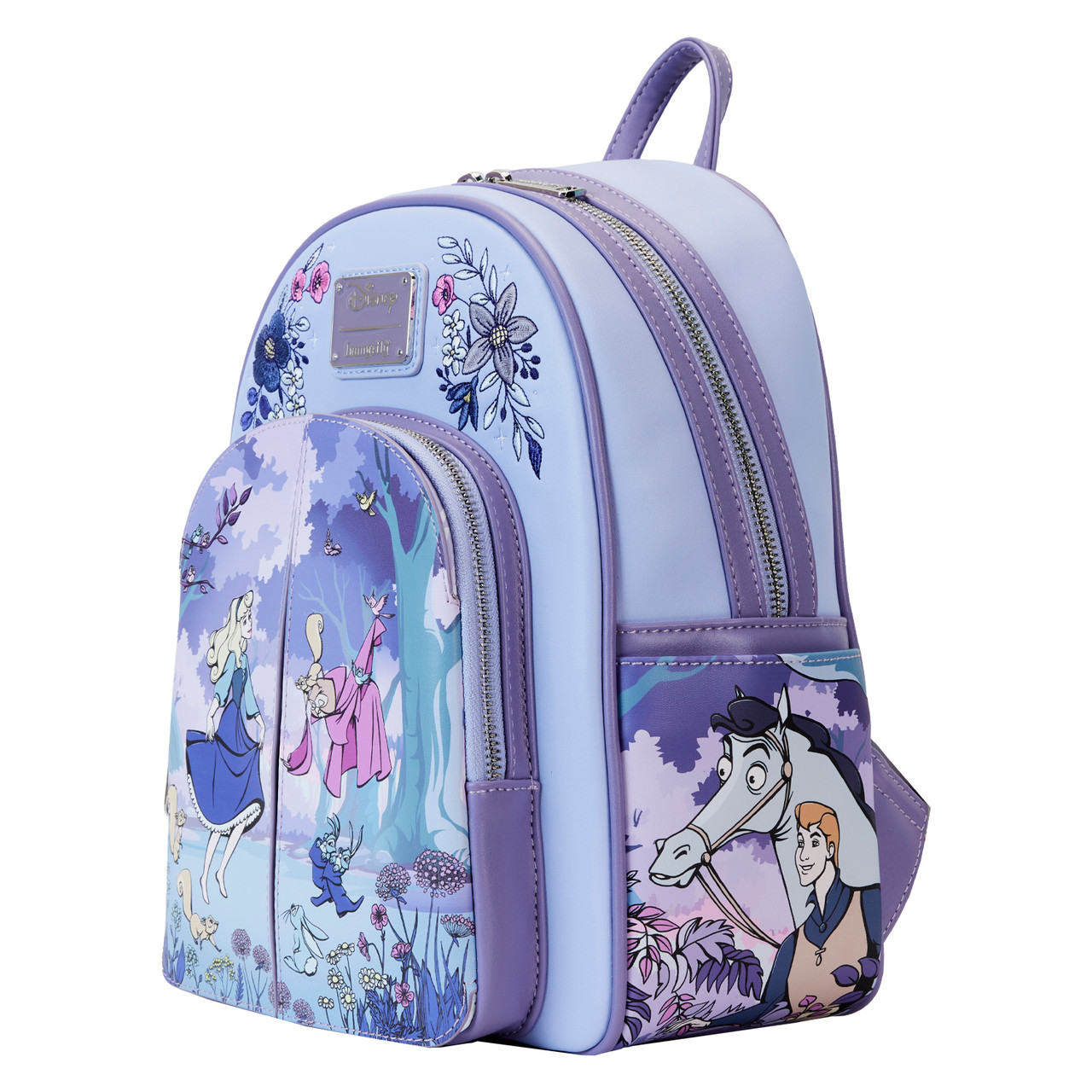 Loungefly Sleeping Beauty 65th Anniversary Floral Scene Mini