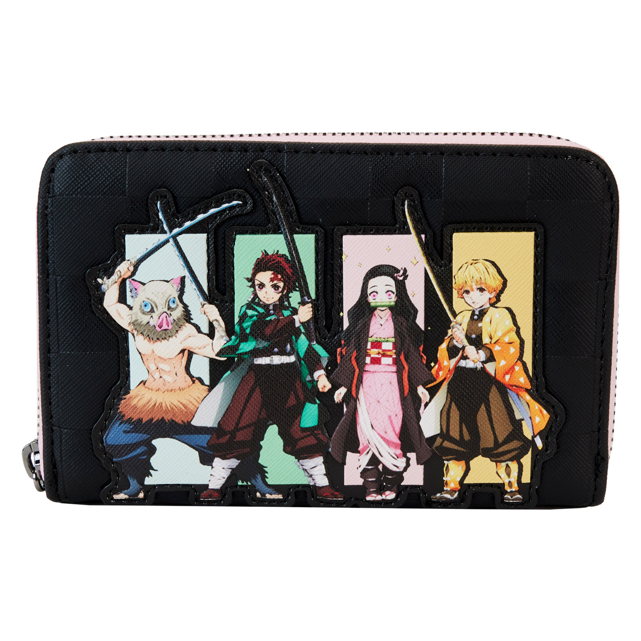 Loungefly Demon Slayer Heroes Group Zip Around Wallet - Comic Spot