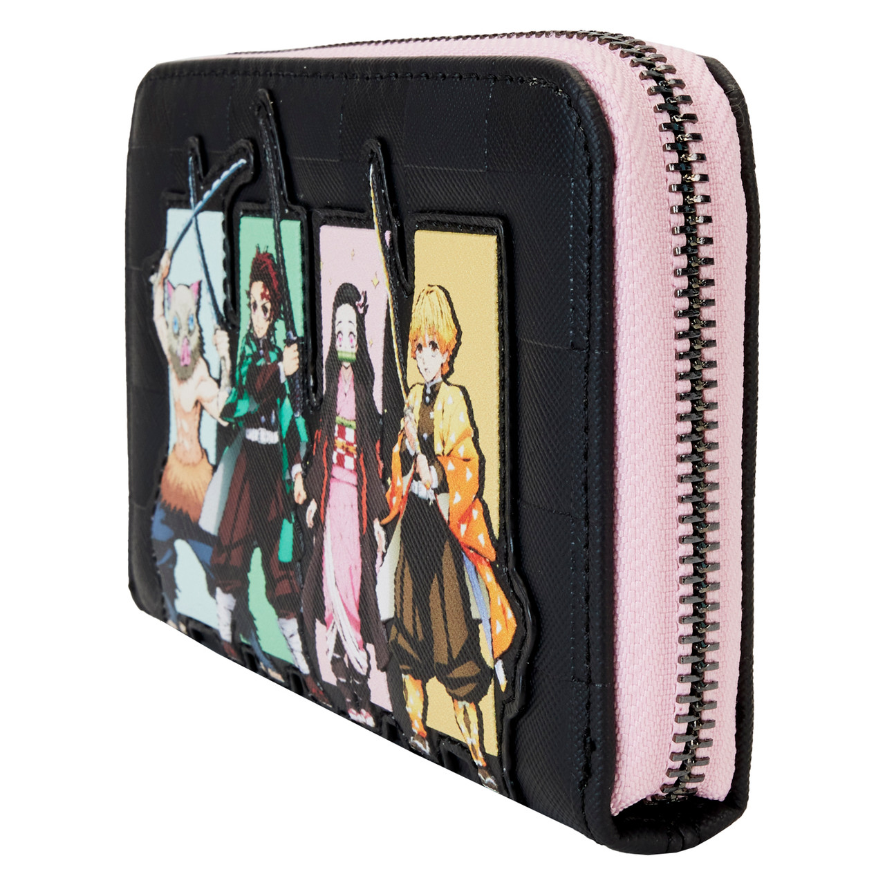 Loungefly Demon Slayer Heroes Group Zip Around Wallet