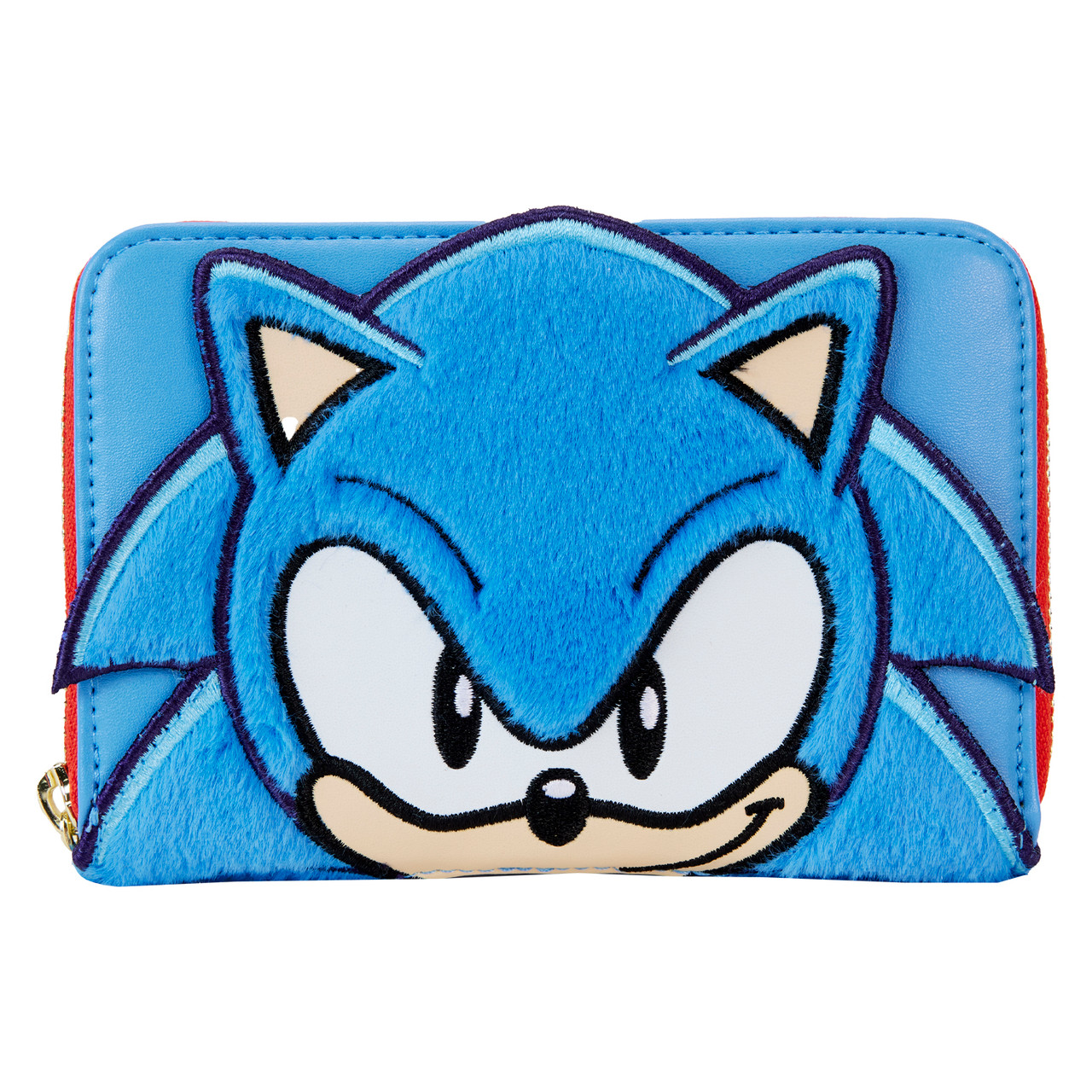 Loungefly Sonic the Hedgehog Classic Cosplay Plush Zip Around Wallet