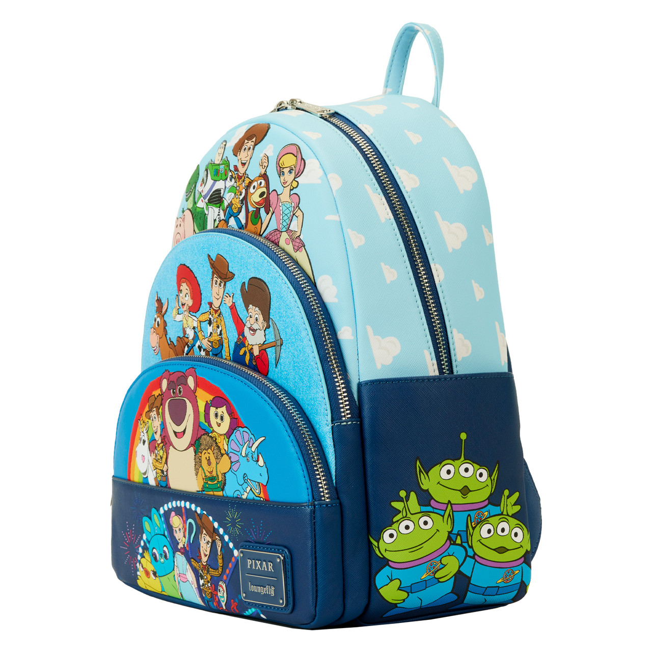 Loungefly Toy Story Movie Collab Triple Pocket Mini Backpack 