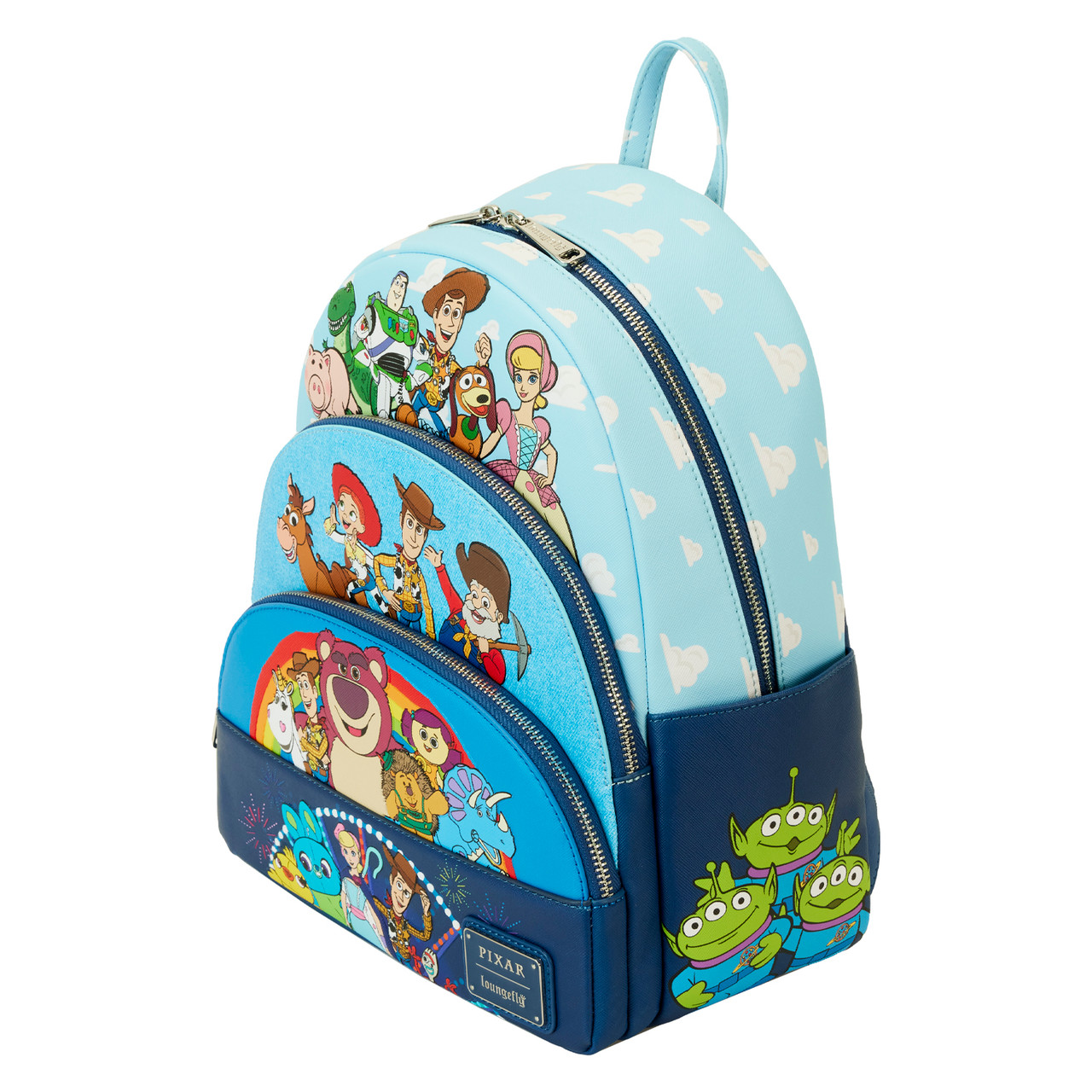 Loungefly Toy Story Movie Collab Triple Pocket Mini Backpack