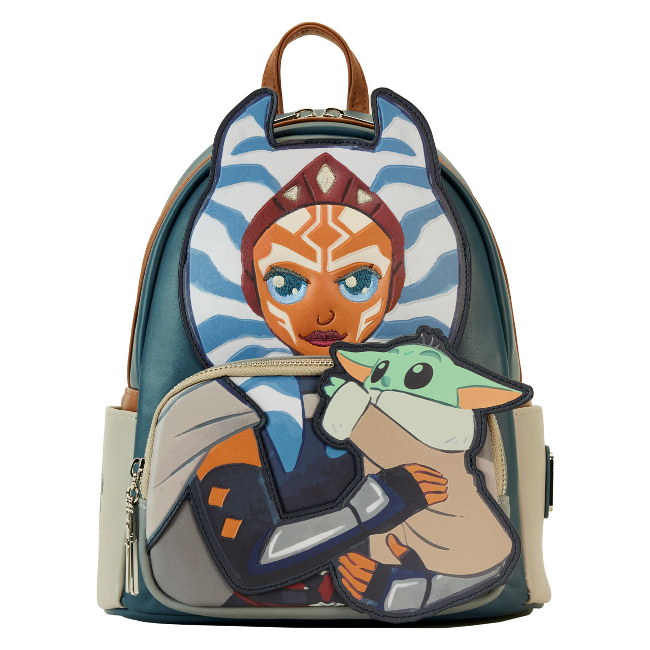 Loungefly The Mandalorian Ahsoka & Grogu Precious Cargo Mini Backpack