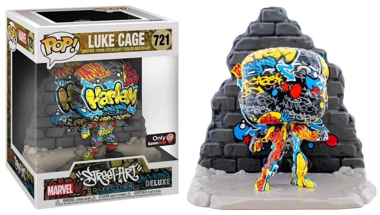 Marvel Luke Cage Funko Pop! Vinyl Figure #721 Gamestop Exclusive
