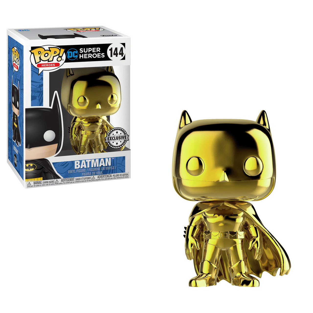 DC Comics Batman Funko Pop! Vinyl Figure #144 Gold Chrome