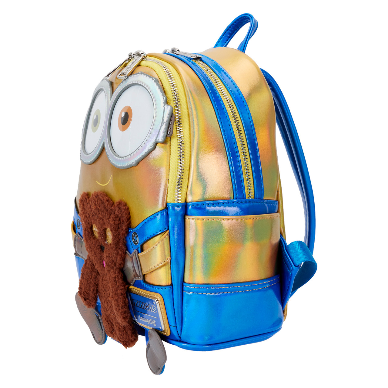 iridescent mini dome backpack Lavender Shimmer Quilted Bag Aura In Pink Inc Featuring vibrant ocean hues and charming artwork from The Little Mermaid Loungefly Despicable Me Iridescent Bob