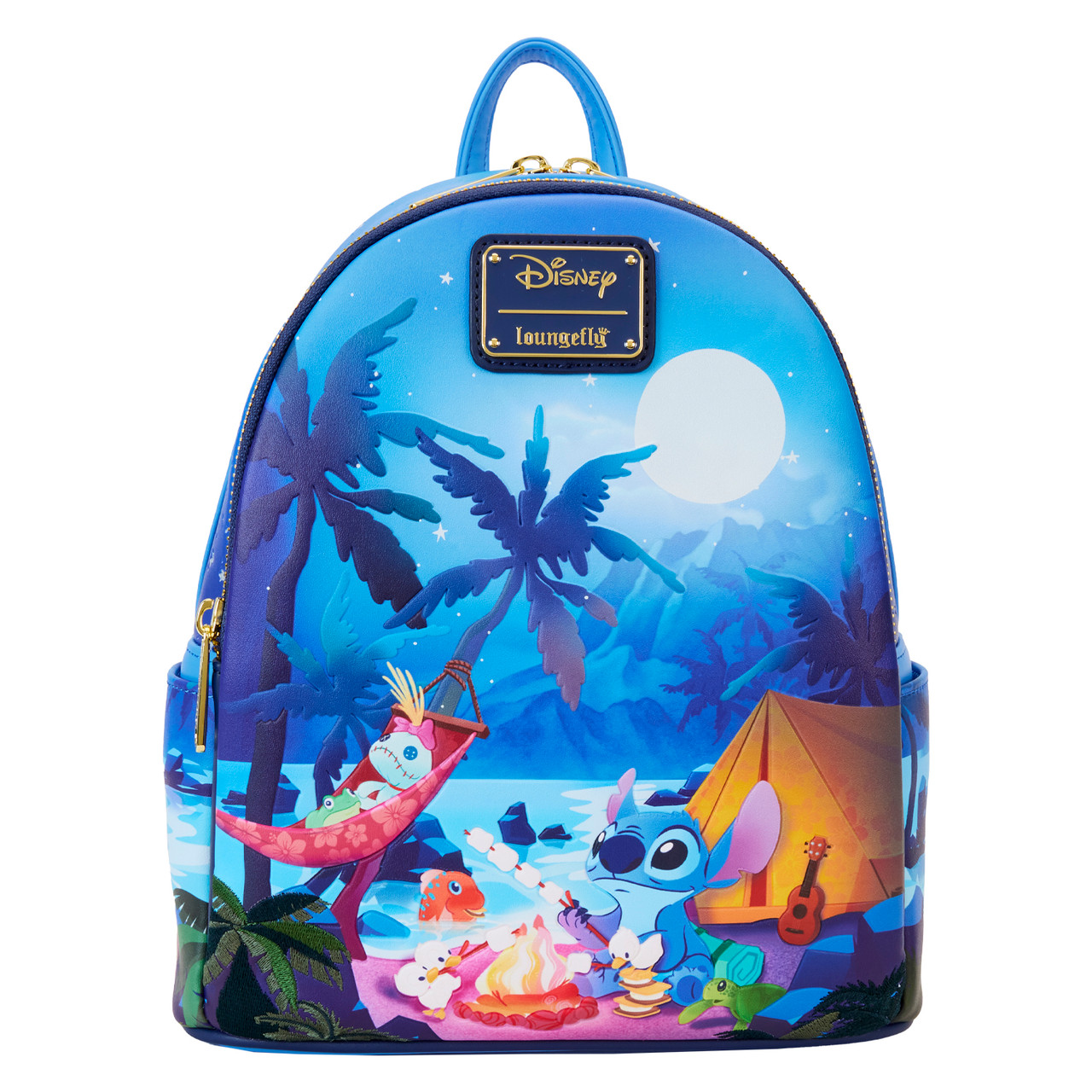 Lilo and Stitch Loungefly backpack LOUNGEFLY Disney Lilo & Stitch Stained Glass Portrait Mini  main image 3
