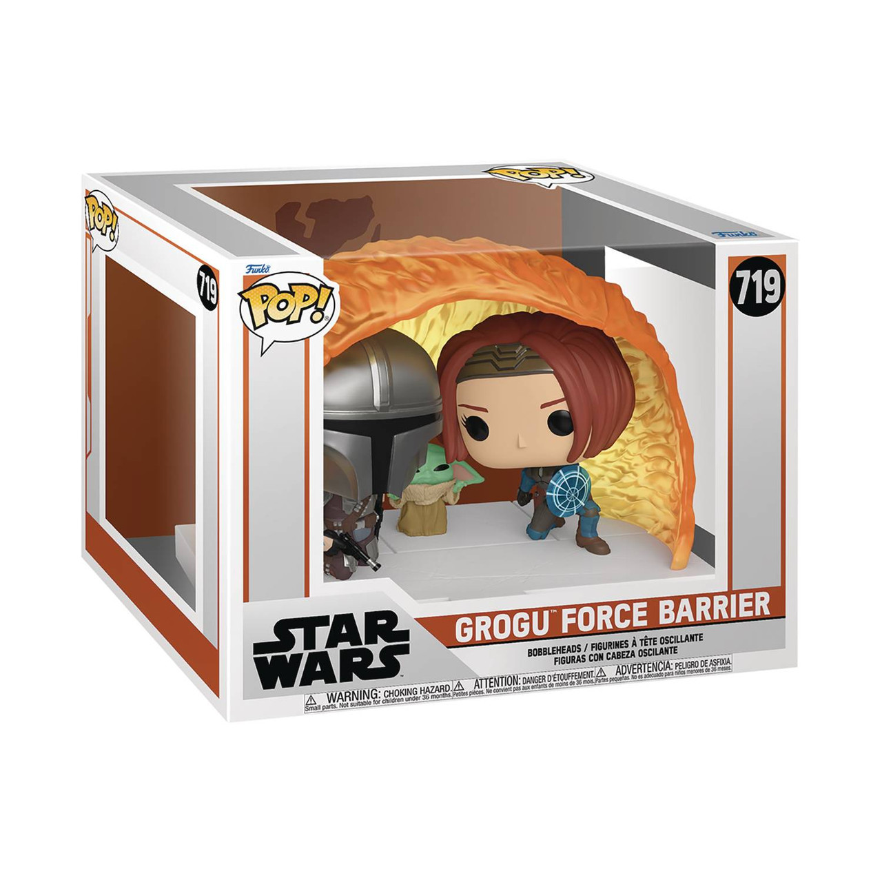 Funko Pop Star Wars The Mandalorian The Child Grogu With Butterfly - Figurine Bobblehead Exclusive - 9,5 Cm