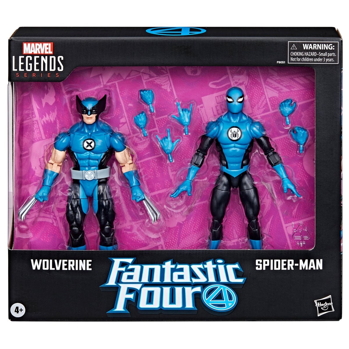 Fantastic Four Marvel Legends Spider-Man & Wolverine (FF4 Deco