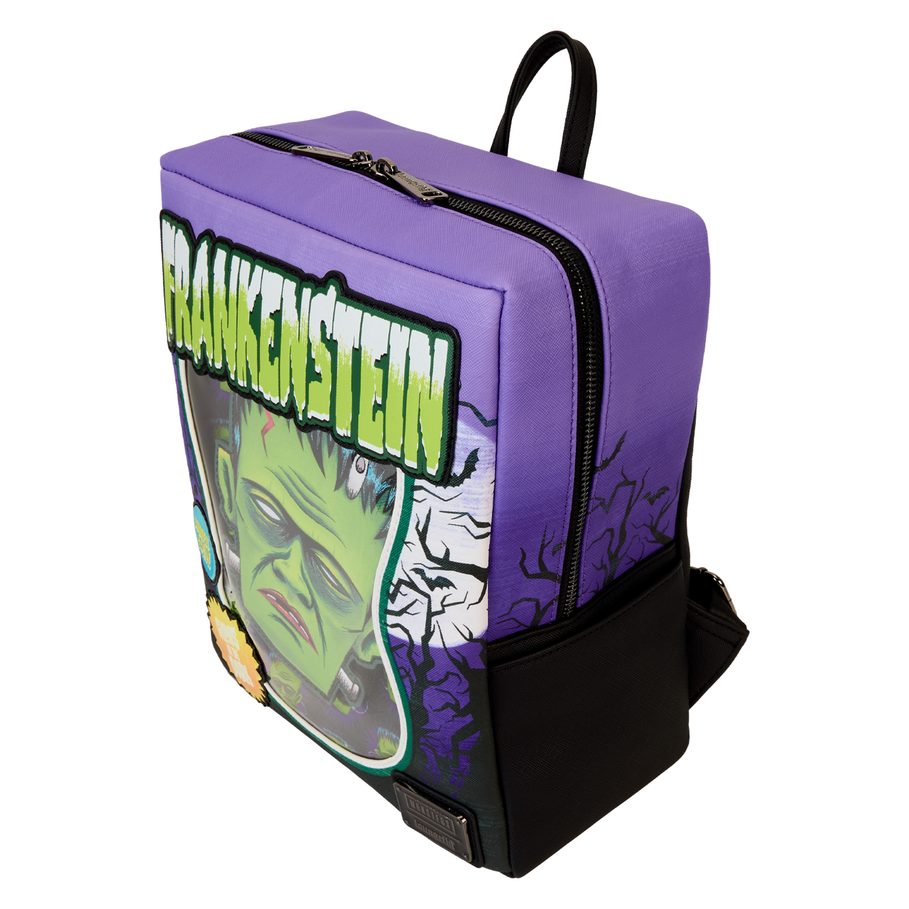 frankenstein mini backpack Universal Monsters Frankenstein Mask Glow Mini Backpack With Coin Bag