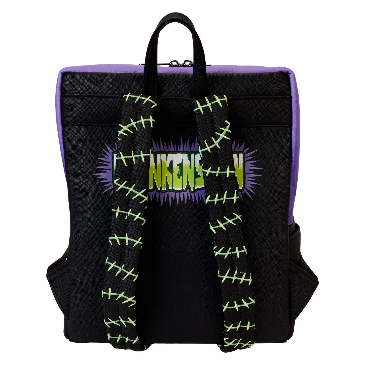 Loungefly Universal Monsters Frankenstein Mask Glow Mini Backpack With Coin Bag Universal Monsters Frankenstein Mask Glow Mini Backpack With  main image 2