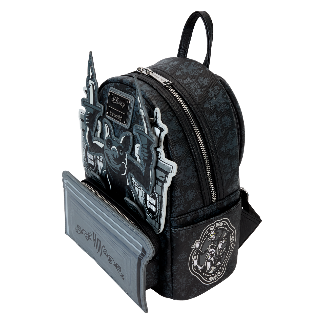 Loungefly The Haunted Mansion Gargoyle Wallpaper Backpack - Thumbnail 4