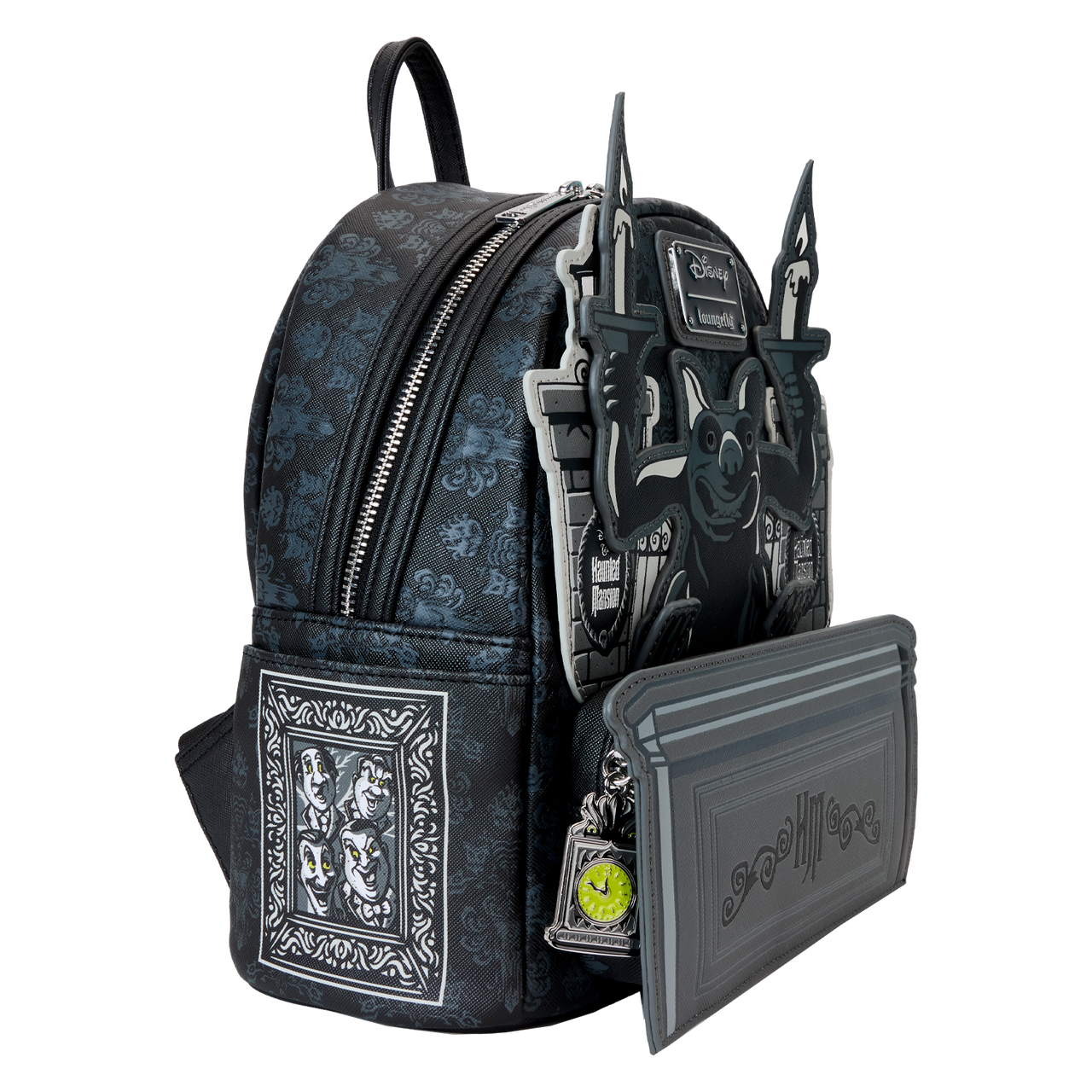 Loungefly The Haunted Mansion Gargoyle Wallpaper Backpack - Thumbnail 5