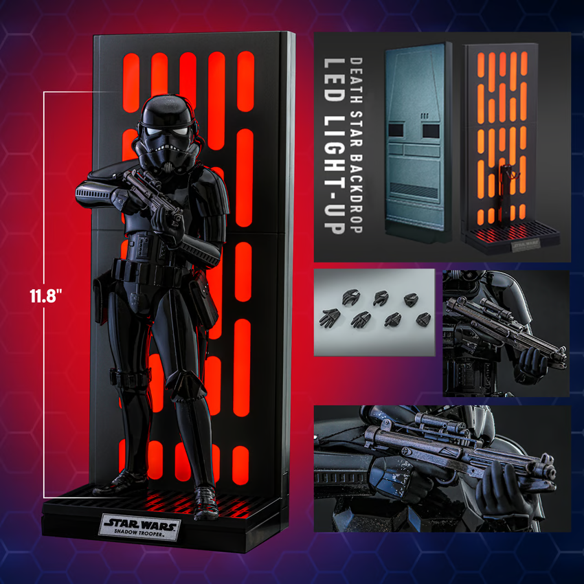 Shadow Trooper™ with Death Star Environment Sixth Scale Figure by