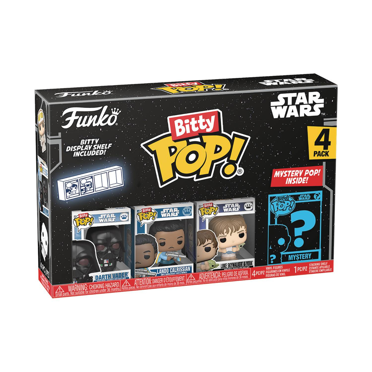 スターウォーズ　Bitty pop limited chase edition Pop! Bitty: Star Wars - Darth Vader, Lando Calrissian, Luke