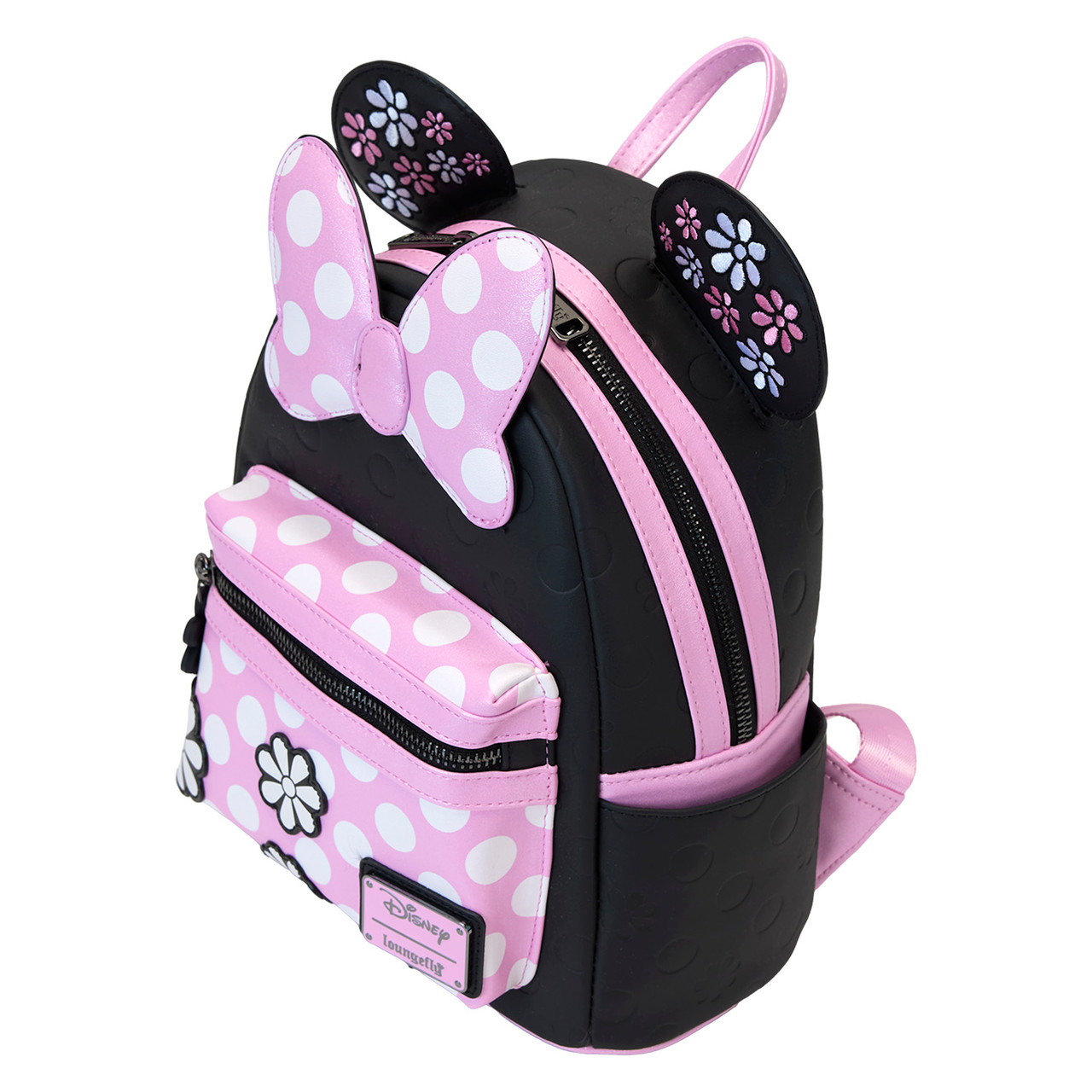 Loungefly Disney Minnie Floral Rock The Dots Mini Backpack - Comic