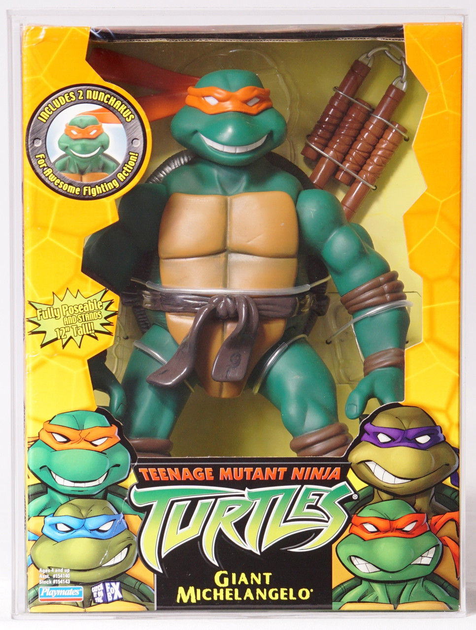 2002 Playmates Teenage Mutant Ninja Turtles 12-Inch Boxed Action