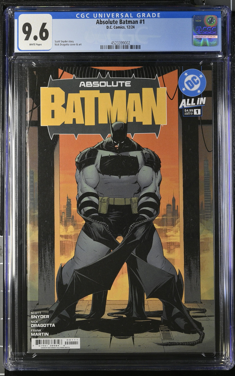 Absolute Batman 1 CGC 9.6 - Comic Spot