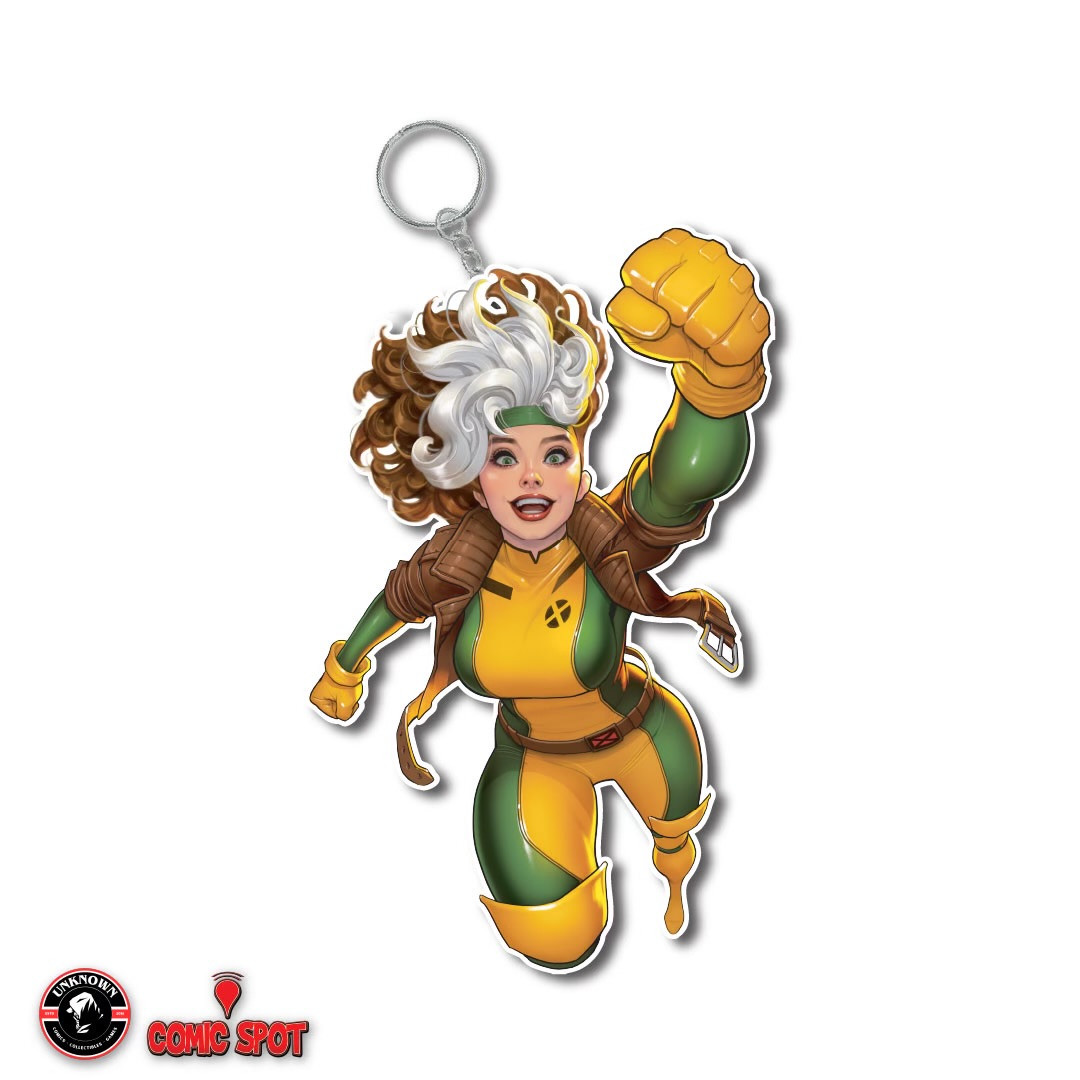 Rogue Enamel Keychain by David Nakayama – Limited Edition Marvel