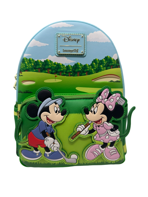 Loungefly Mickey & Minnie Golf Mini Backpack – Comic Spot