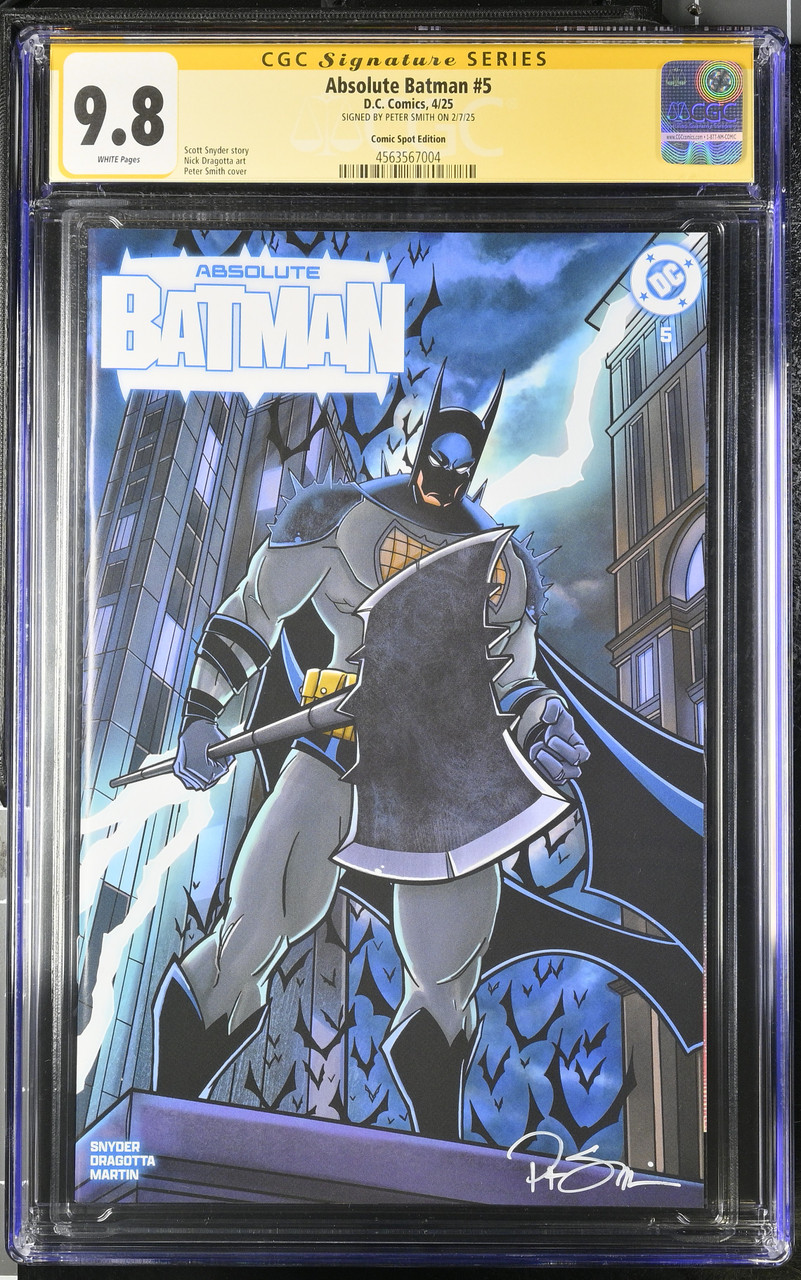 Absolute Batman #5 CGC 9.8 Signature Series – Peter Smith Comic