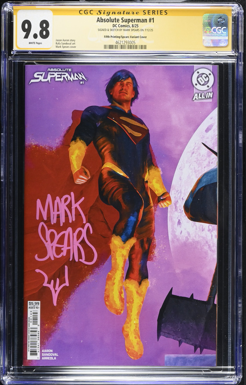 Absolute Superman #1 (5th Print) CGC 9.8 Signature Series – Signed
