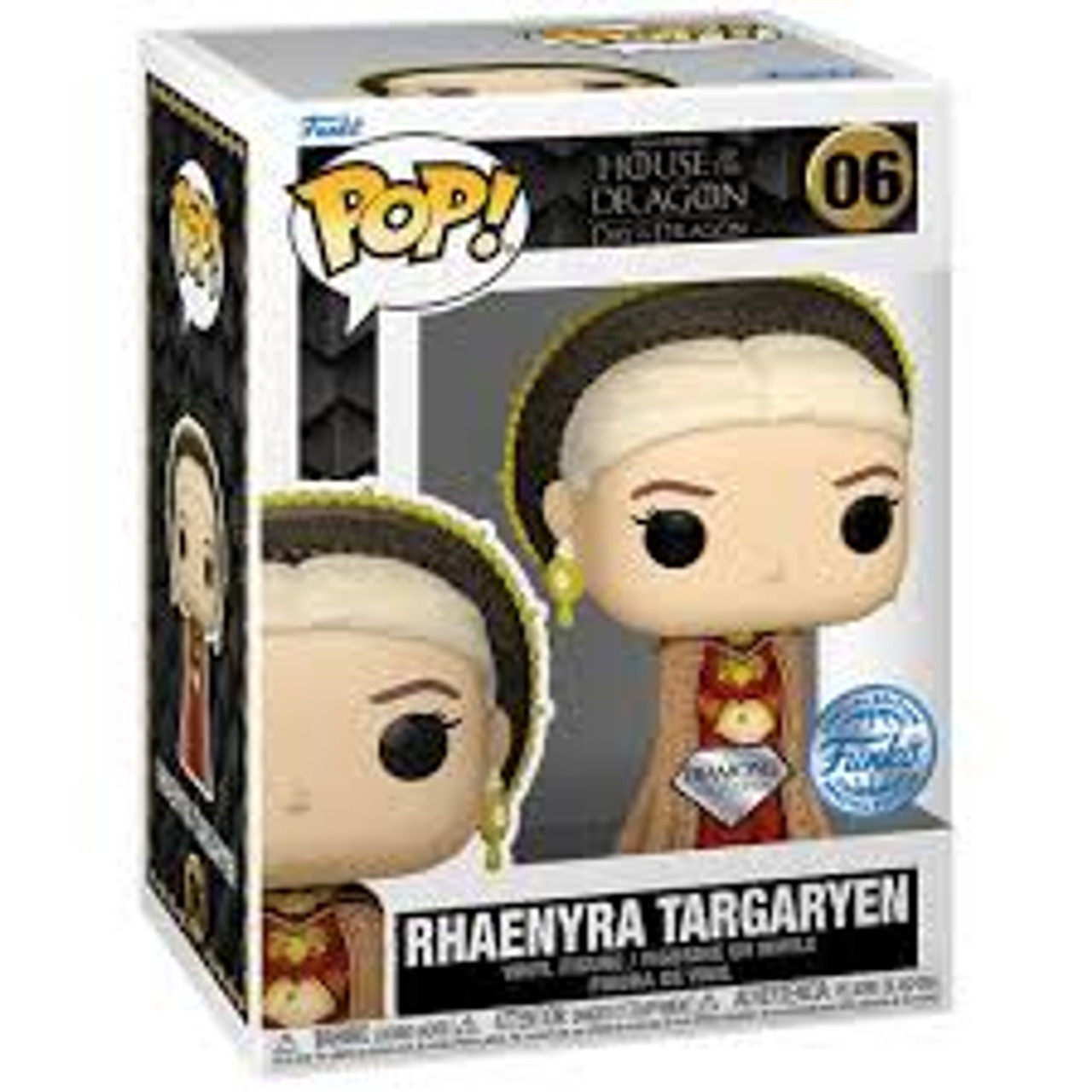 アメコミ Funko Pop! Rhaenyra Targaryen 06 DIAMOND Pop! Game of Thrones - Rhaenyra Targaryen (Diamond