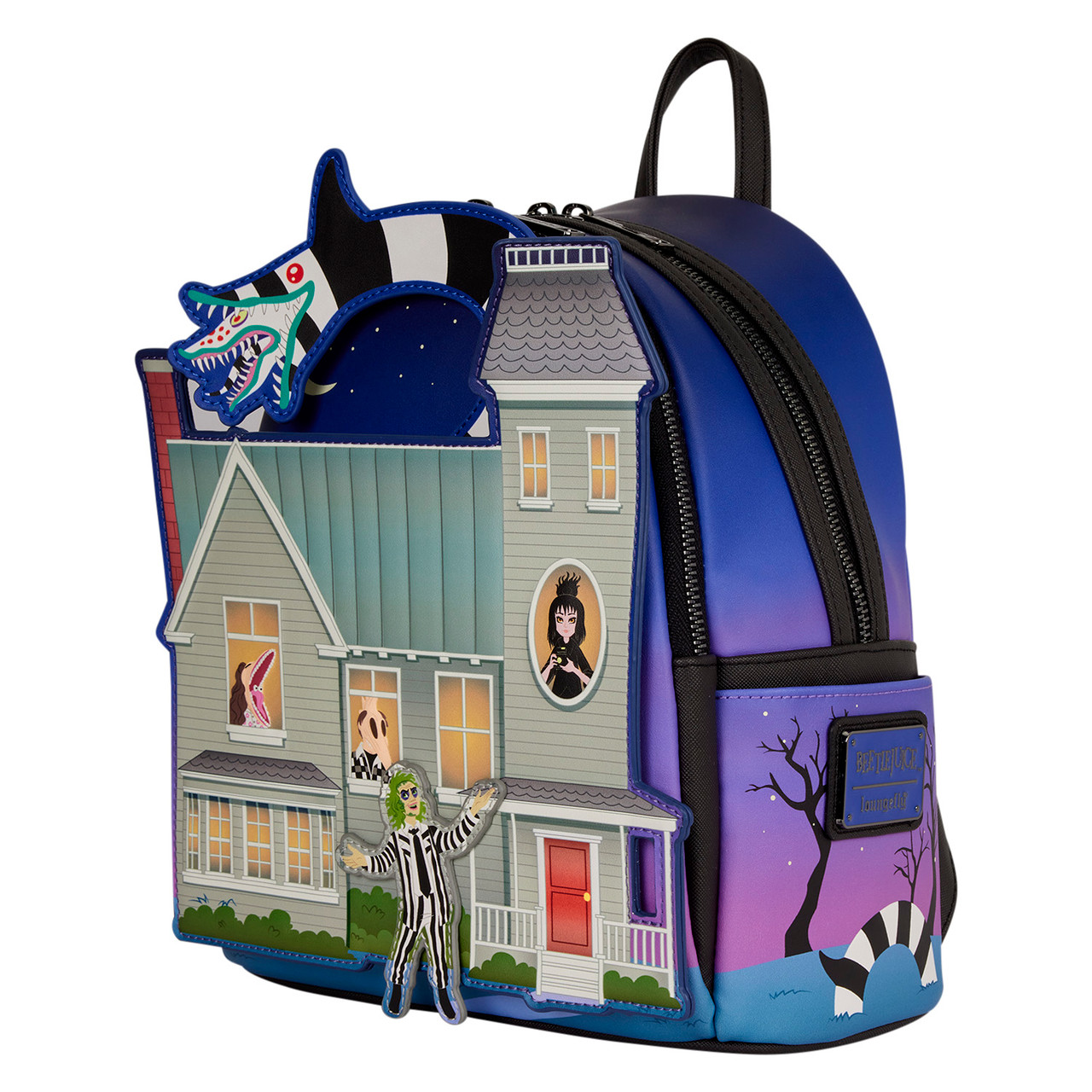 Loungefly Warner Brothers Beetlejuice Beetlejuice Lydia Deetz 
Backpack Amazon.com: Loungefly Beetlejuice Cosplay Full Size Nylon  main image 3