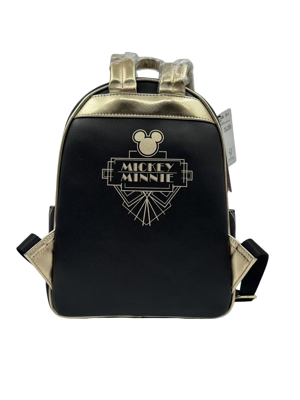 Disney Loungefly Comic Spot Exclusive Art Deco Mickey & Minnie Mini Backpack Comic Spot Exclusive Gatsby Minnie Mickey Loungefly Mini  main image 2