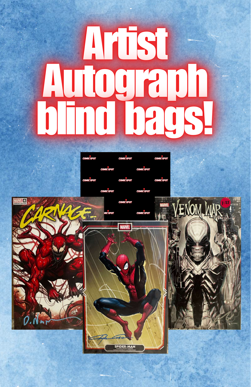 Comic Spot Artist Autograph Blind Bag – Exclusive Variant + Signed ...