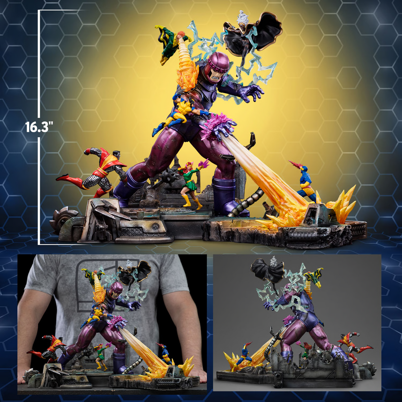 Iron Studios Marvel Sentinel Deluxe Art Scale Statue X-Men Worlds