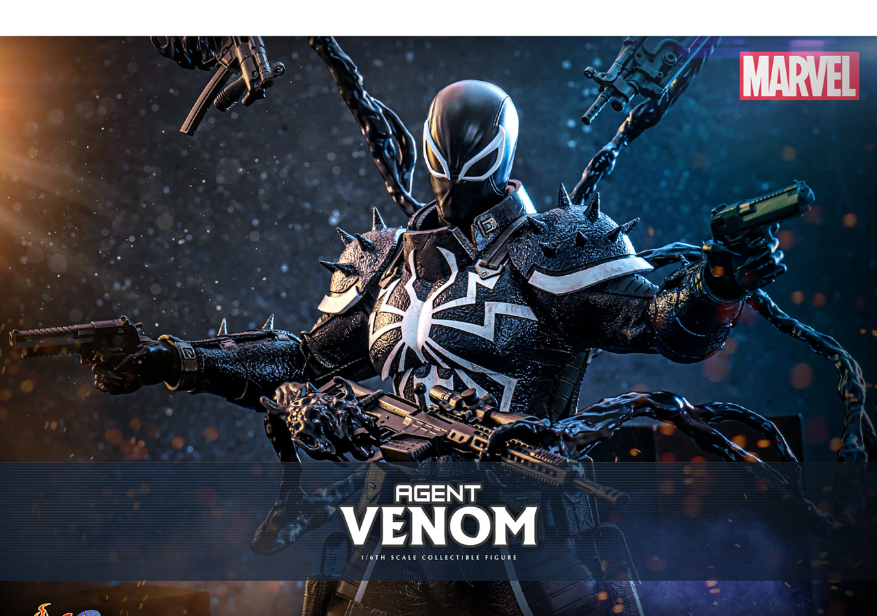 Hot Toys Marvel Comics Agent Venom 1/6 Scale Collectible Figure
