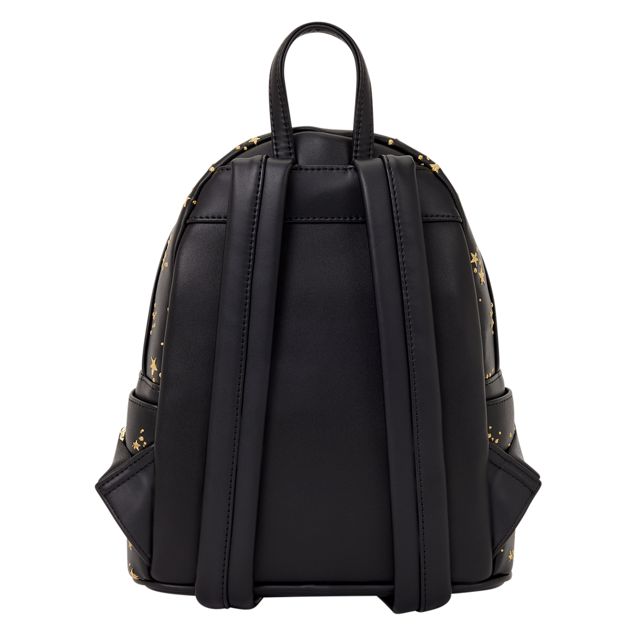 black and gold faux leather mini backpack Marvolia for Women - Vegan Small Backpack Fashion Backpack Purse for Travel Work Shopping Sierra Mini Backpack - Gold