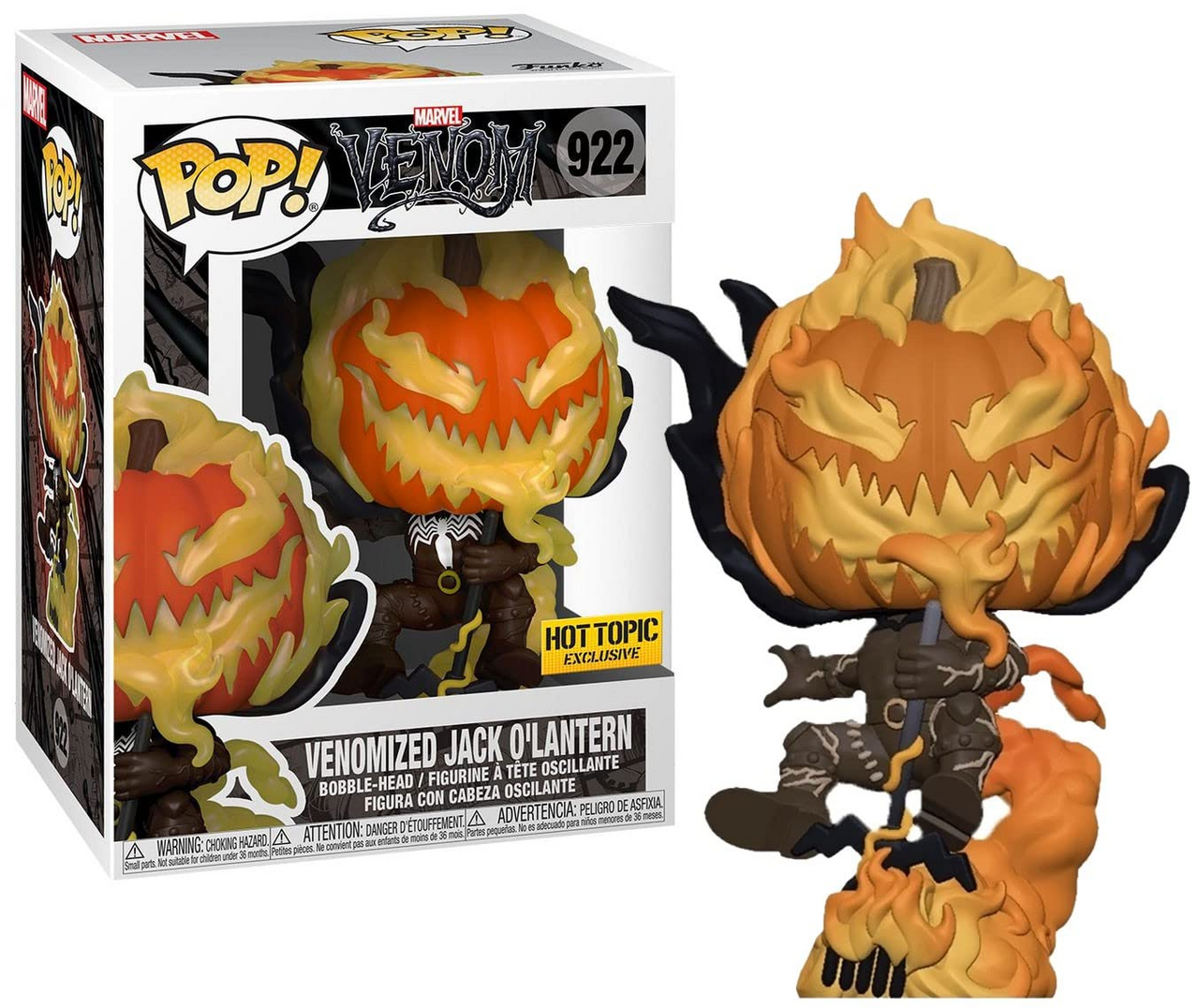 Venomized Jack O'Lantern Funko Pop! #922 Hot Topic Exclusive