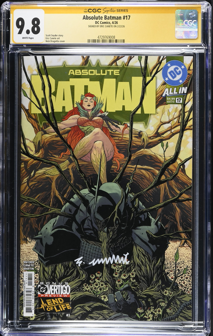 CGC Signature Series 9.8 Absolute Batman #17 Cover A | Signed by
