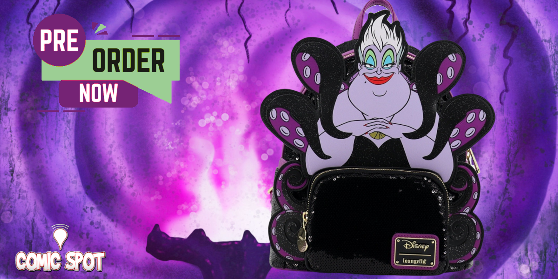 Loungefly Disney The Little Mermaid Ursula Mini Backpack - Yahoo