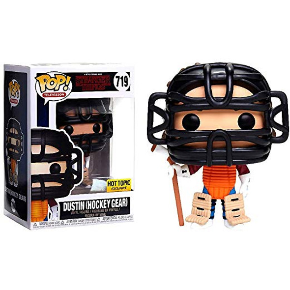 Funko Pop! Television #719 Stranger Things Dustin Hockey Gear (Hot Topic Exclusive)