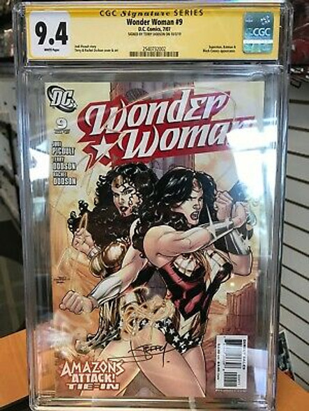 Signature Series CGC 9.4 Wonder Woman 9 Terry Dodson