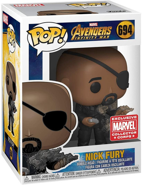 Pop! Marvel Collector Corps Exclusive End Credits Nick Fury #694