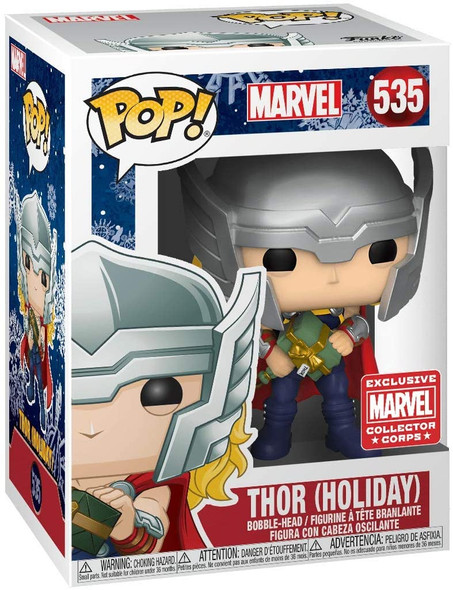 POP! Funko Exclusive Marvel Collector Corps #535 Thor (Holiday)