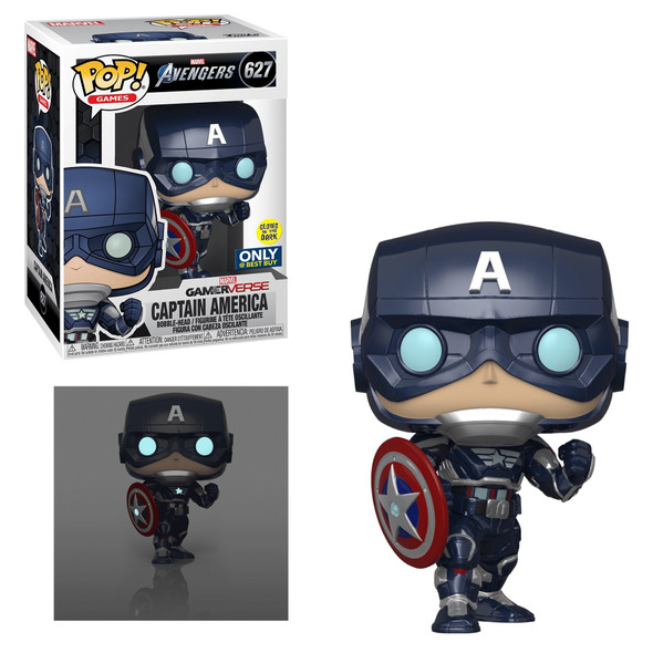 Pop! Marvel Captain America #627 Glow in The Dark Exclusive