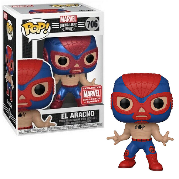 Pop! Marvel Collector Corps Exclusive Lucha Libre #706 Metallic