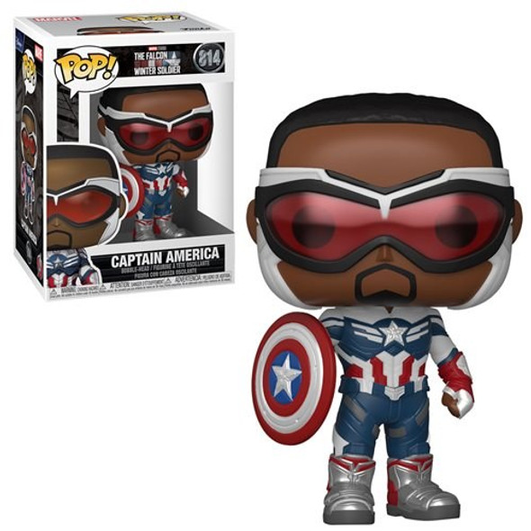 Pop! Marvel: Falcon and The Winter Soldier - Captain America (Sam Wilson)