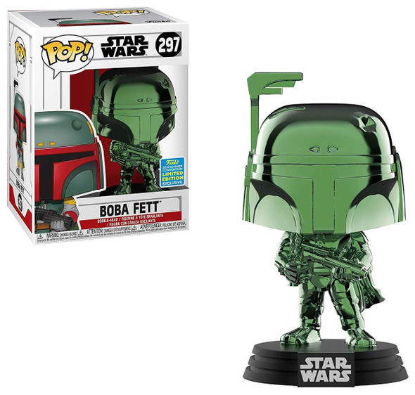 Pop Disney: Star Wars - Boba Fett (Green Chrome) Exclusive