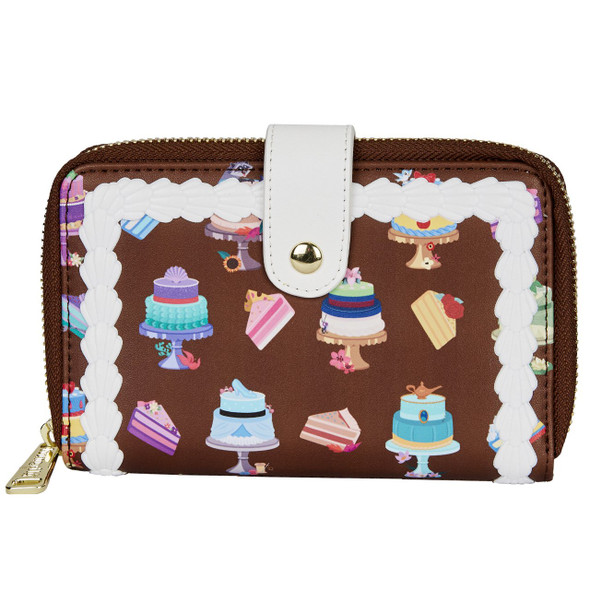 Loungefly Disney Princess Cakes Zip Around Wallet