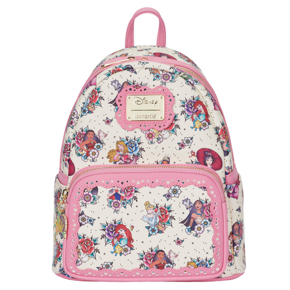 Loungefly Disney Princess Tattoo Aop Mini Backpack