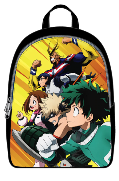 【Lounge Fly】My Hero Academia Group Debossed Mini Backpack Loungefly My Hero Academia Group Debossed Logo Mini Backpack