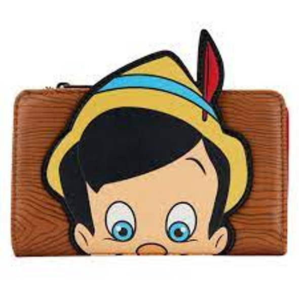 Loungefly Disney Pinocchio Peeking Flap Wallet