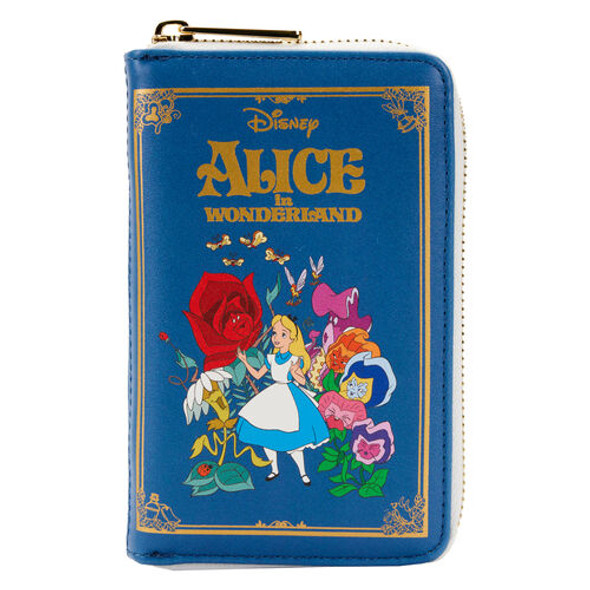 Loungefly Disney Alice in Wonderland Classic Book Zip Around Wallet