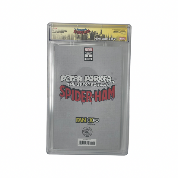 Spider-Man Annual 1 Signature Series CGC 9.8 Crain Convention Virgin Variant